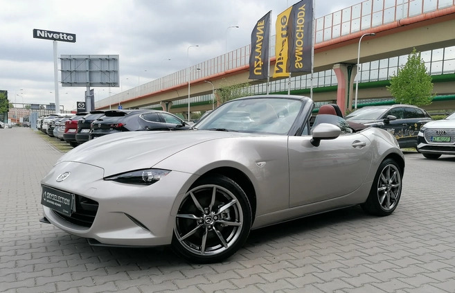 Mazda MX-5 cena 136900 przebieg: 26634, rok produkcji 2023 z Warszawa małe 172